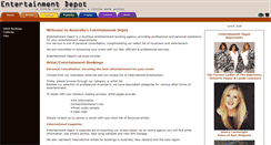 Desktop Screenshot of entertainmentdepot.com.au